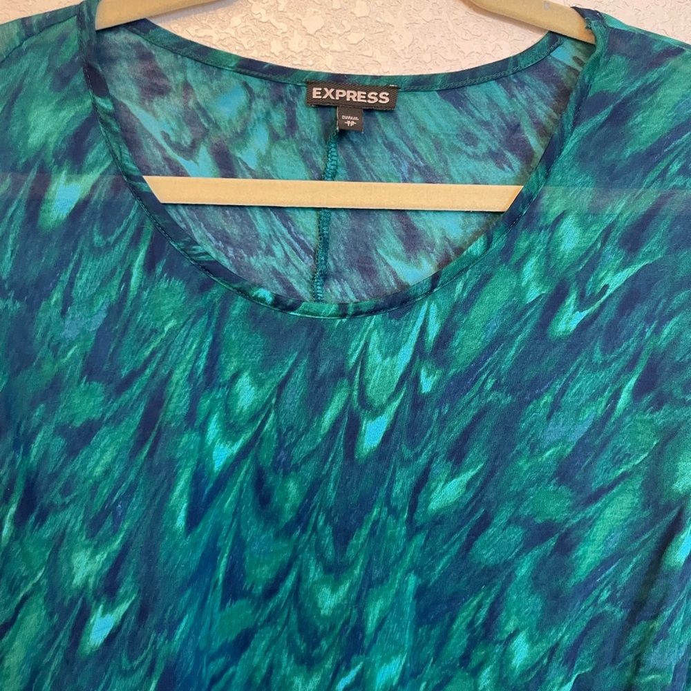 Express Super Soft Modal Flowy Top View 2